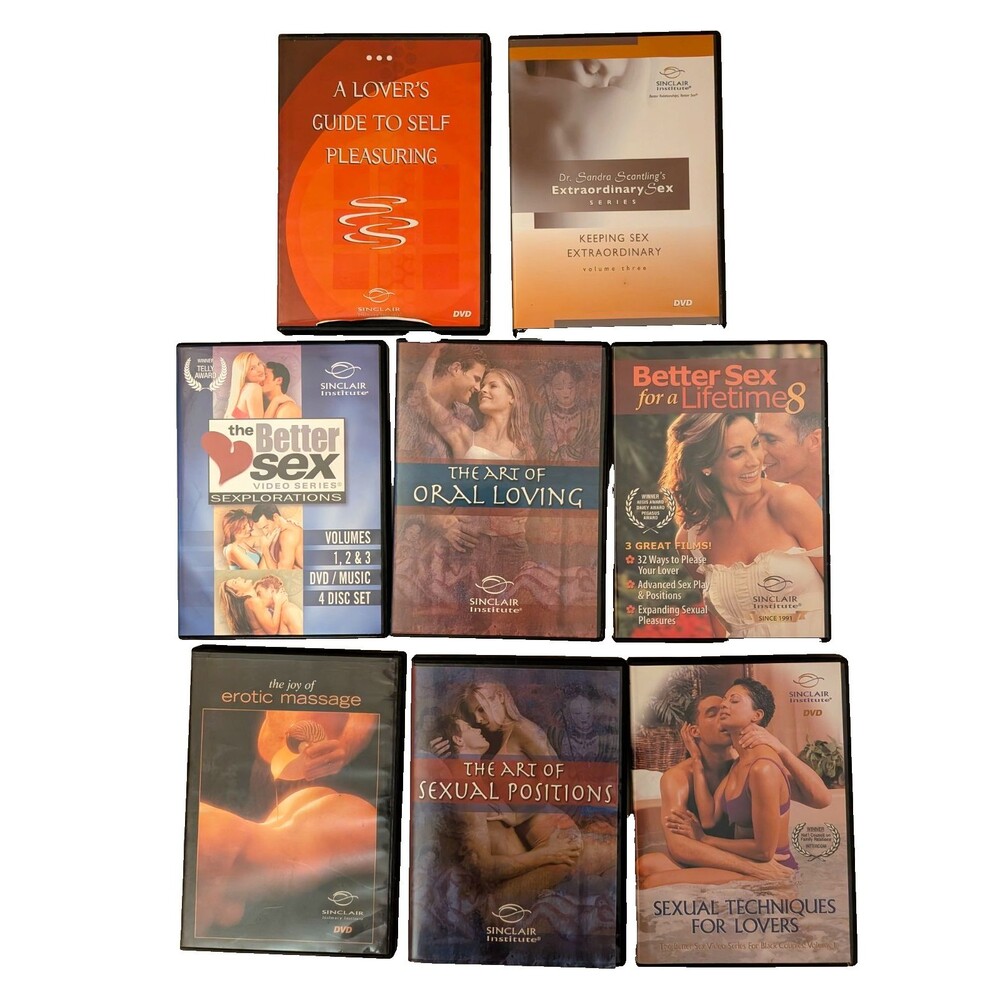 Sinclair Institute Better Sex DVD Lot 8 Titles Education Couples Relationship